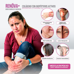 COLAGENO RENOVA+ TU DOSIS DIARIA DE JUVENTUD